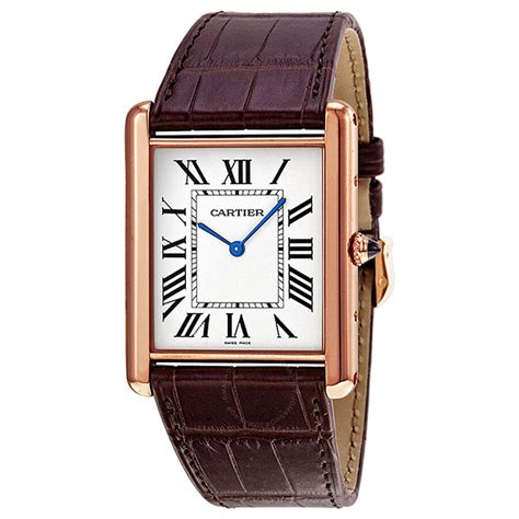 cartier tank manual wind|cartier tank solo watch.